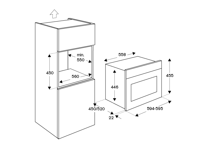 60x45cm Combi-Steam Oven, TFT Display | Bertazzoni